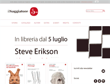 Tablet Screenshot of ilsaggiatore.com